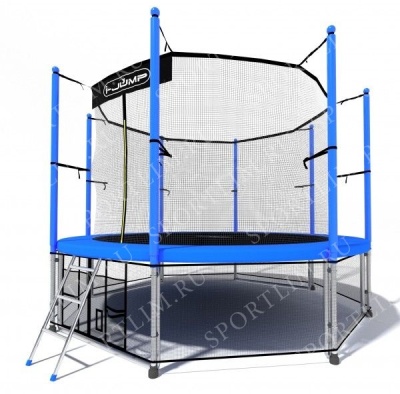 Батут с баскетбольным кольцом I-JUMP BASKET 16ft синий