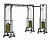 Тренажер блочный реабилитационный кроссовер + 1 стек (стэки по 100 кг), серия Профи ProfiGym ТРБ2500-3К-100 (Classic)