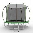 Батут с внутренней сеткой и лестницей EVO JUMP Internal 8ft (Green)